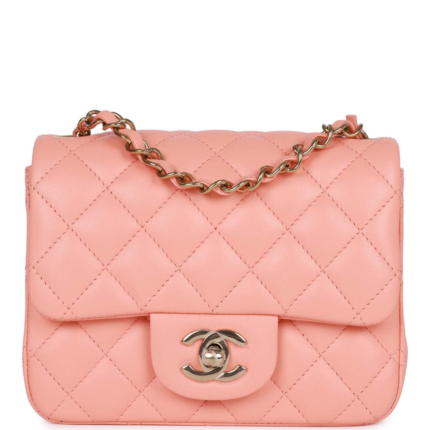 chanel-mini-square-flap-pink-lambskin-light-gold-metal