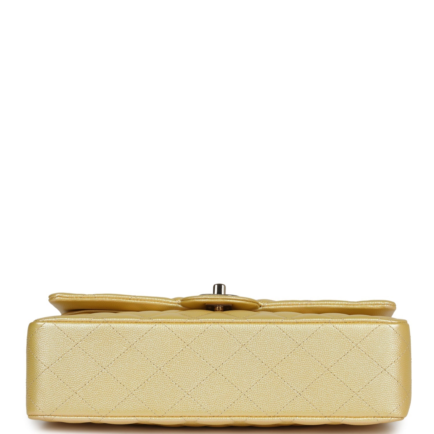 chanel-medium-classic-double-flap-bag-yellow-iridescent-caviar-gold-metal