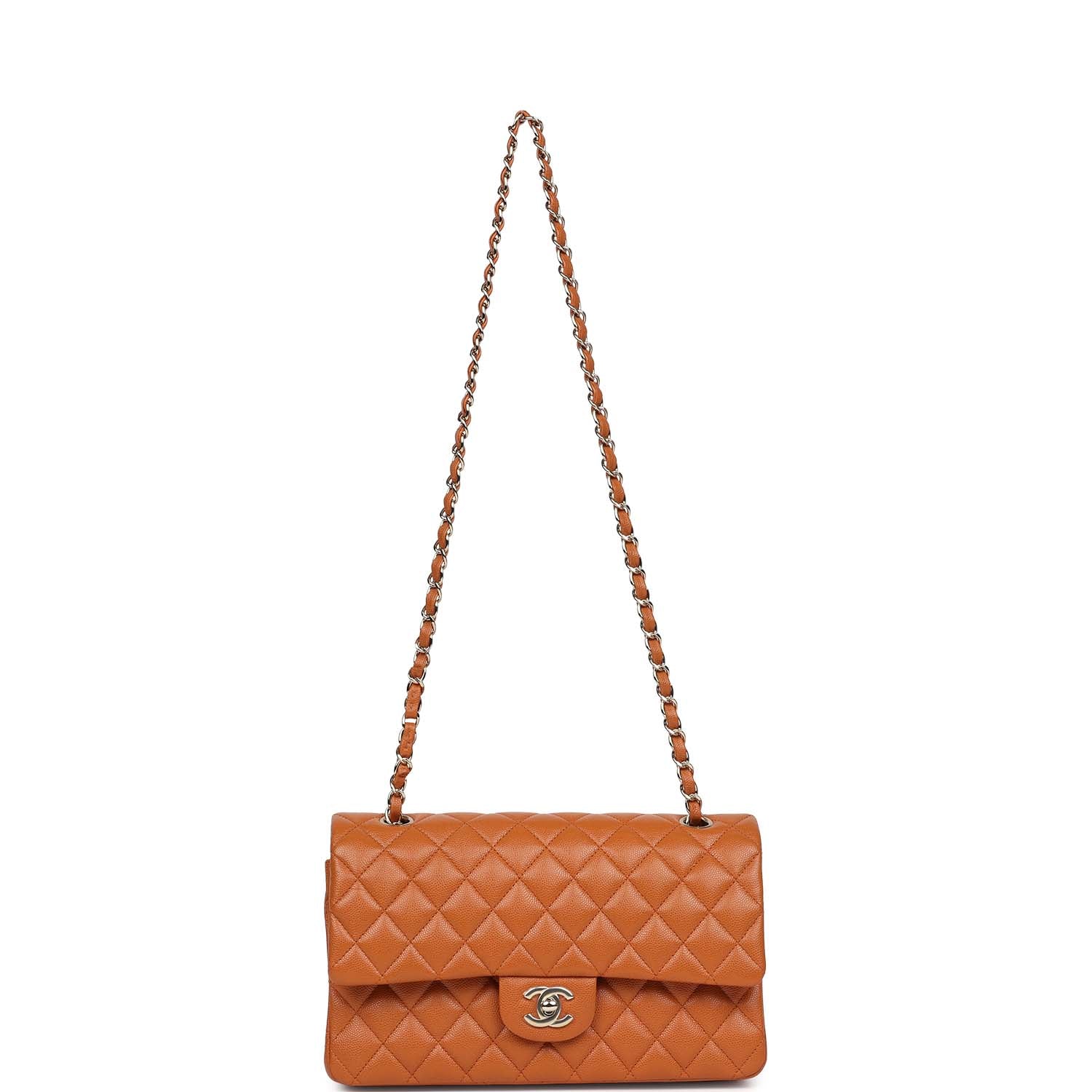 chanel-medium-classic-double-flap-bag-caramel-shiny-caviar-light-gold-metal