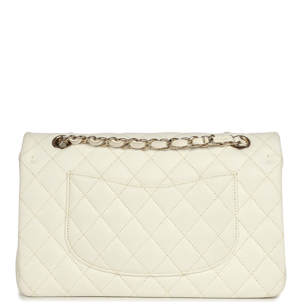 pre-owned-chanel-medium-classic-double-flap-white-caviar-light-gold-metal