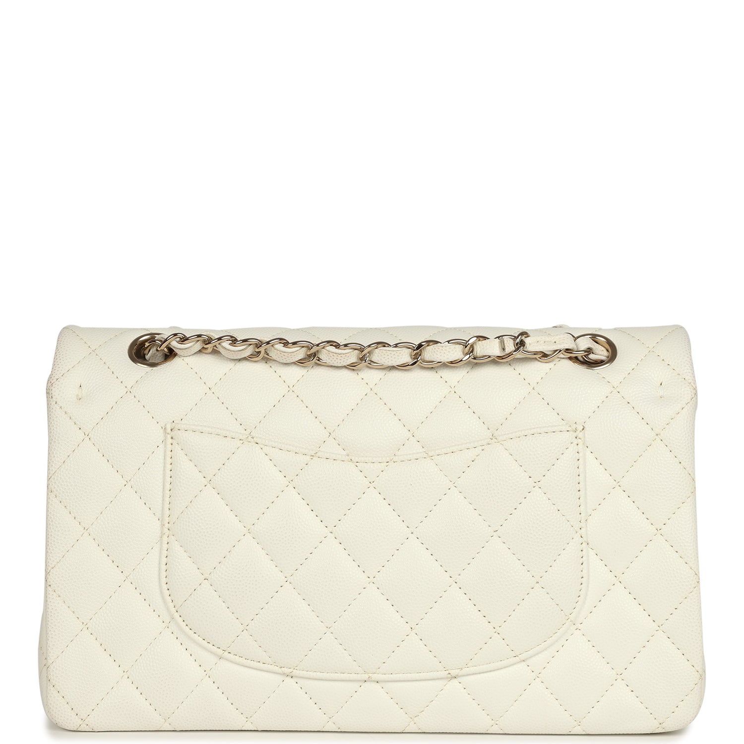 pre-owned-chanel-medium-classic-double-flap-white-caviar-light-gold-metal