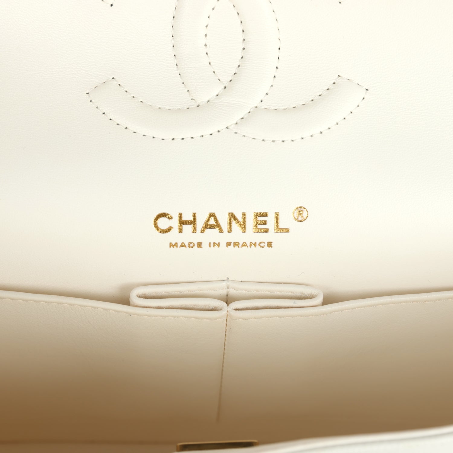 pre-owned-chanel-medium-classic-double-flap-white-caviar-light-gold-metal