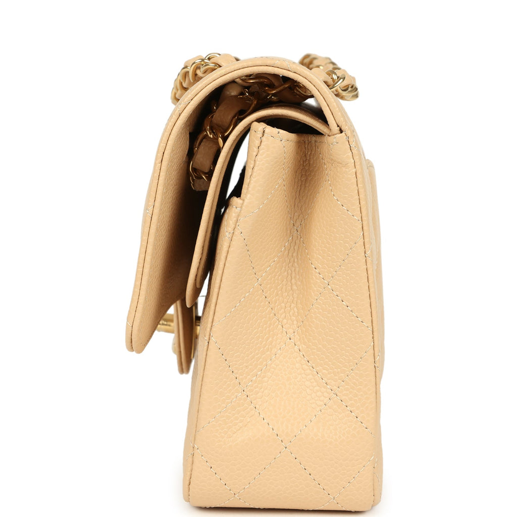 chanel-medium-classic-double-flap-beige-clair-caviar-gold-metal