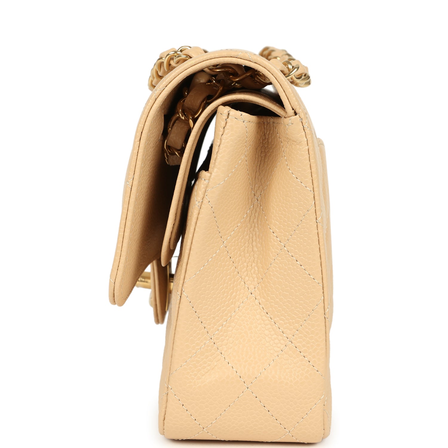 chanel-medium-classic-double-flap-beige-clair-caviar-gold-metal