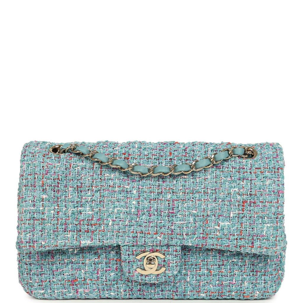 chanel-medium-classic-double-flap-bag-blue-multi-tweed-light-gold-metal