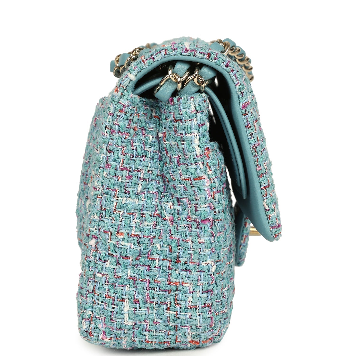 chanel-medium-classic-double-flap-bag-blue-multi-tweed-light-gold-metal