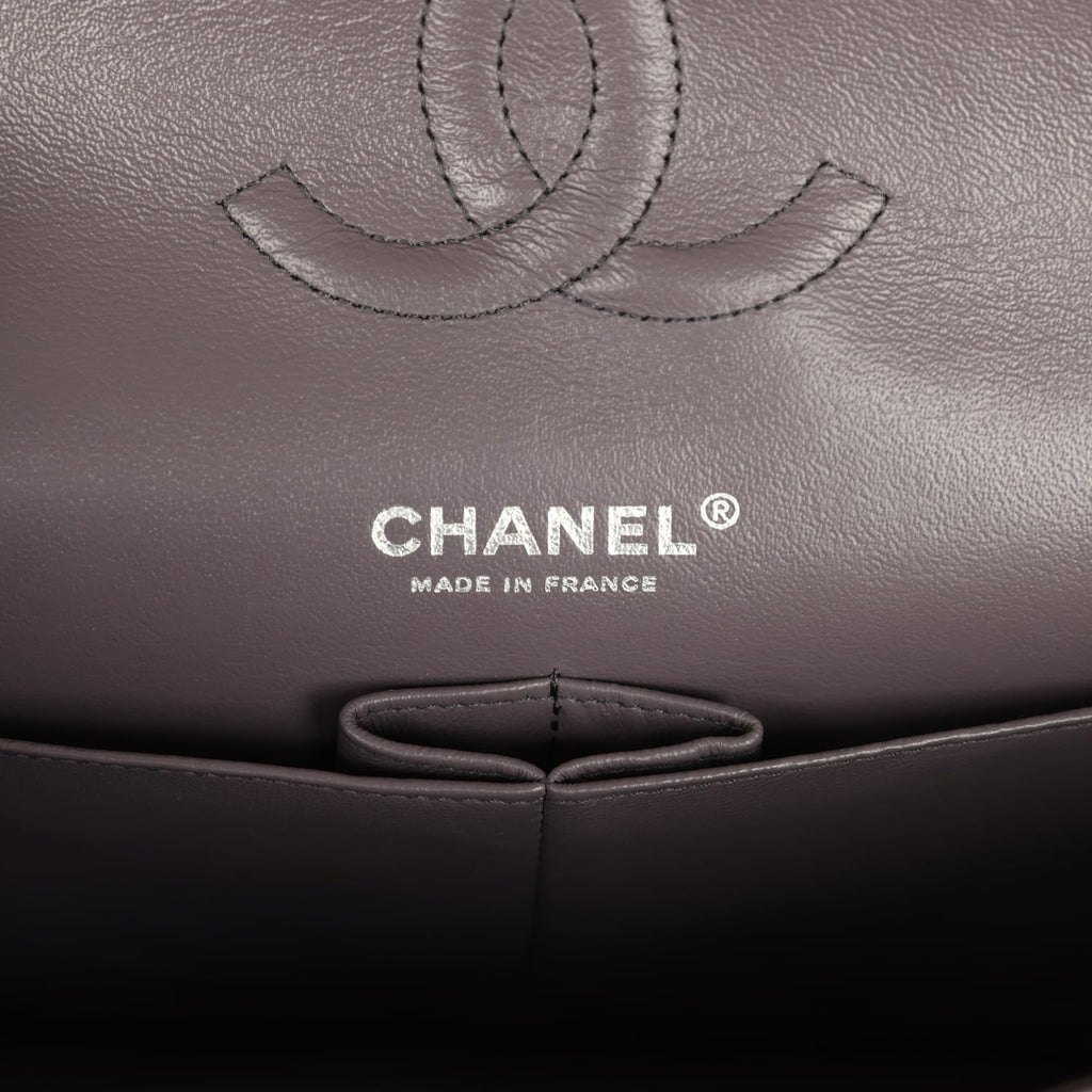pre-owned-chanel-medium-classic-double-flap-bag-iridescent-purple-goatskin-rainbow-metal