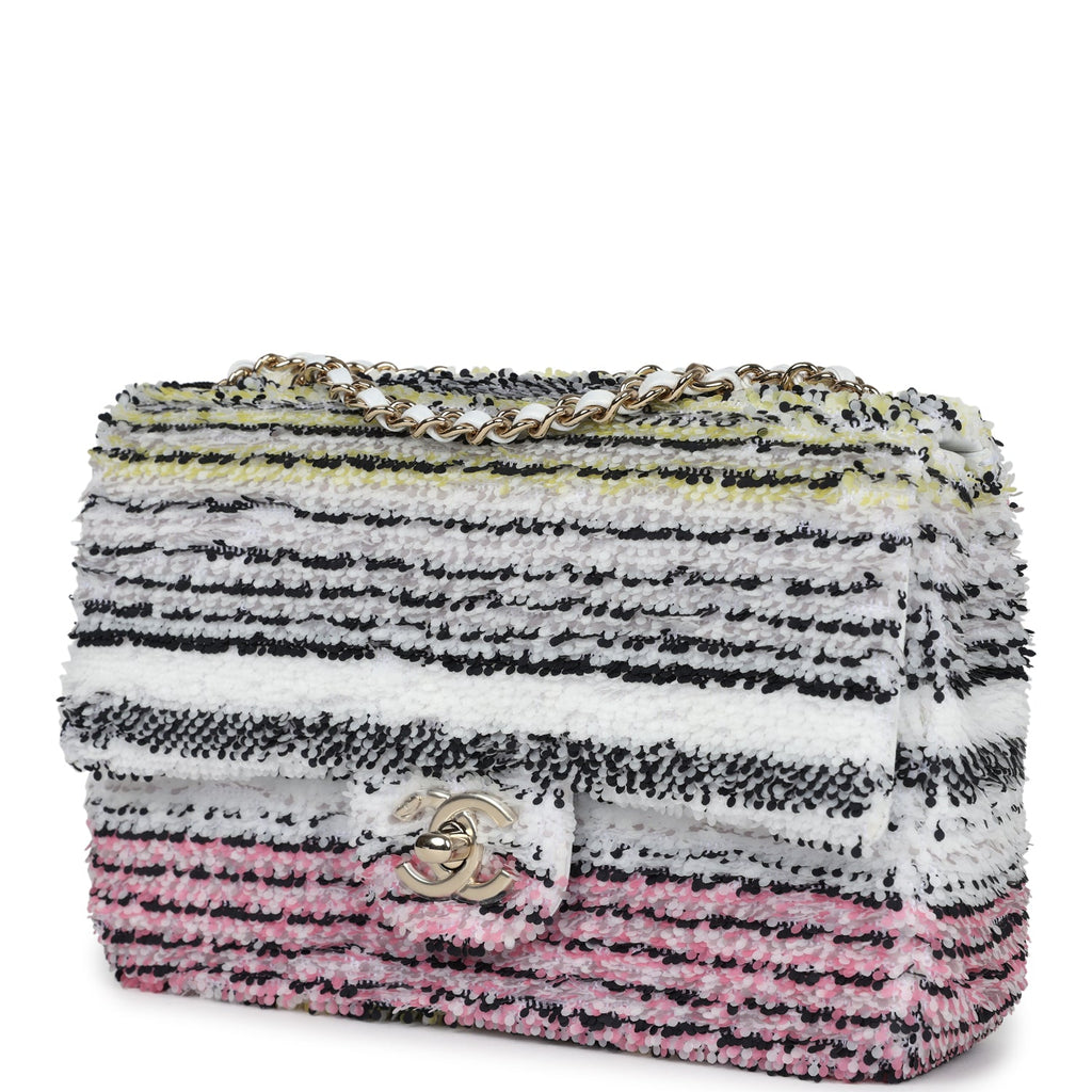 chanel-medium-classic-double-flap-white-multicolor-tweed-brushed-gold-metal