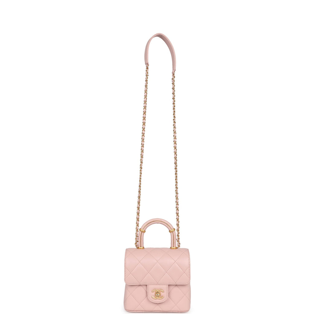 chanel-mini-square-top-handle-flap-light-pink-lambskin-gold-metal