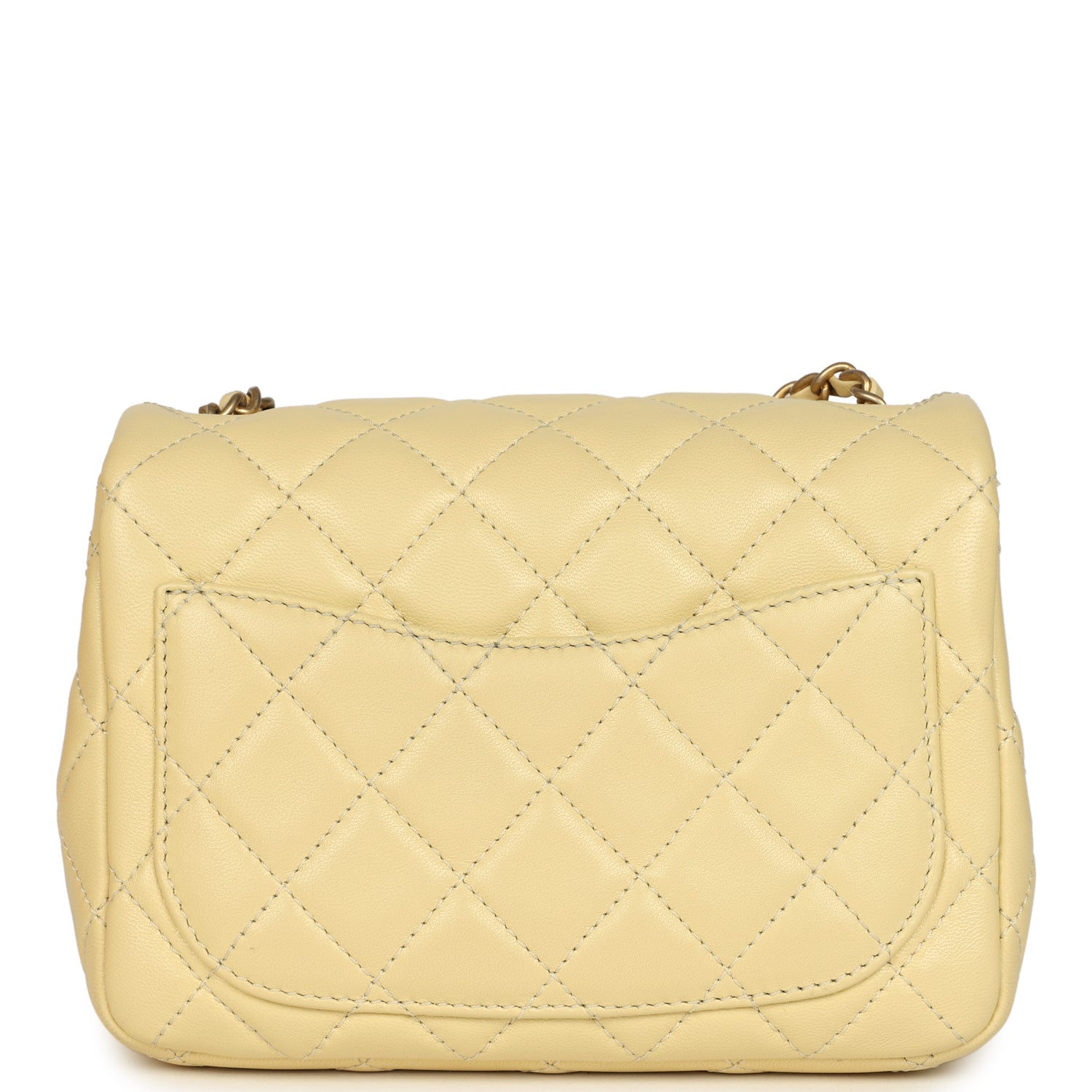 pre-owned-chanel-mini-pearl-crush-square-flap-bag-yellow-lambskin-brushed-gold-metal