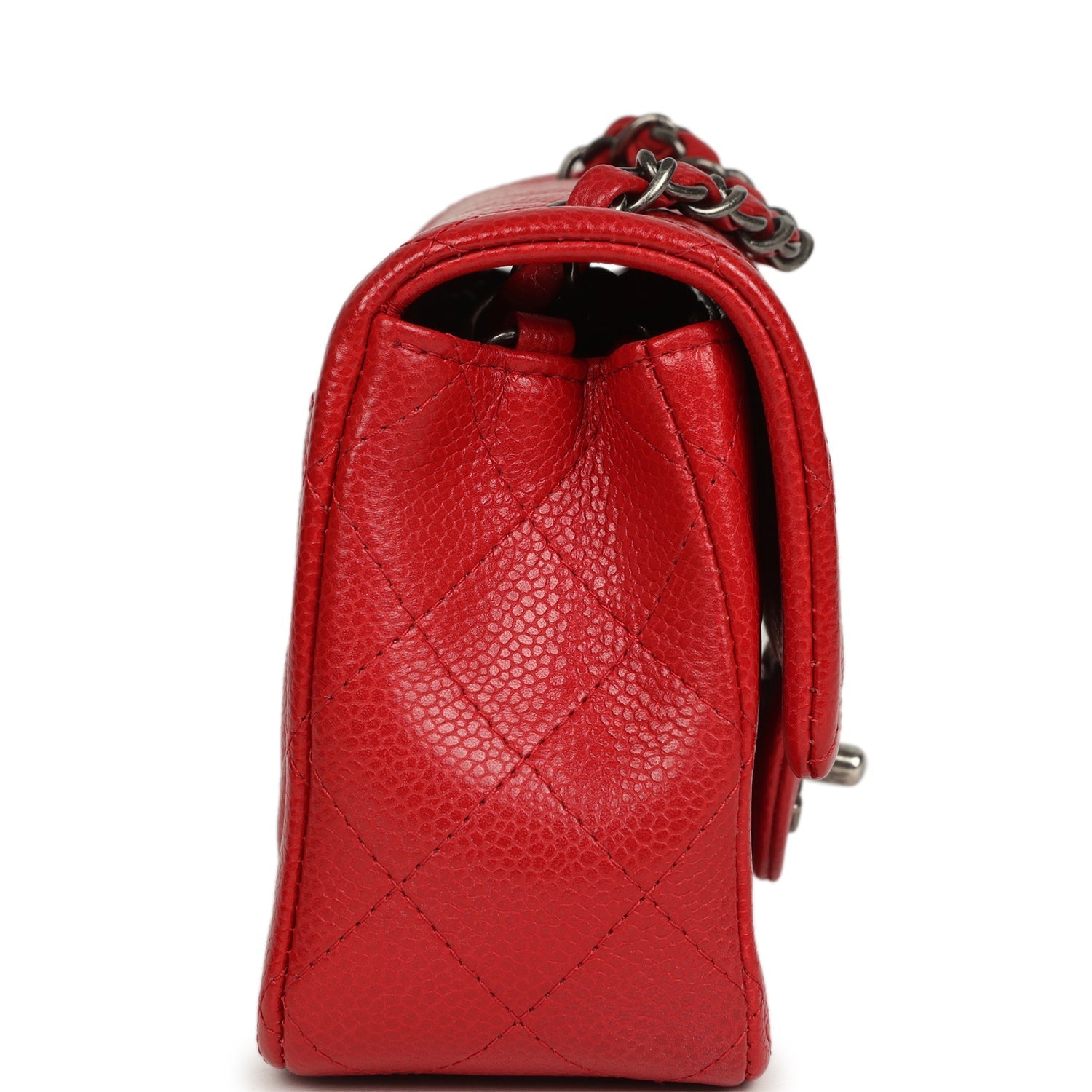 pre-owned-chanel-mini-classic-rectangular-flap-bag-red-caviar-aged-ruthenium-metal