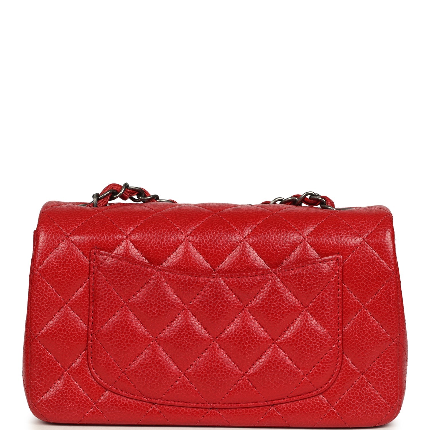 pre-owned-chanel-mini-classic-rectangular-flap-bag-red-caviar-aged-ruthenium-metal