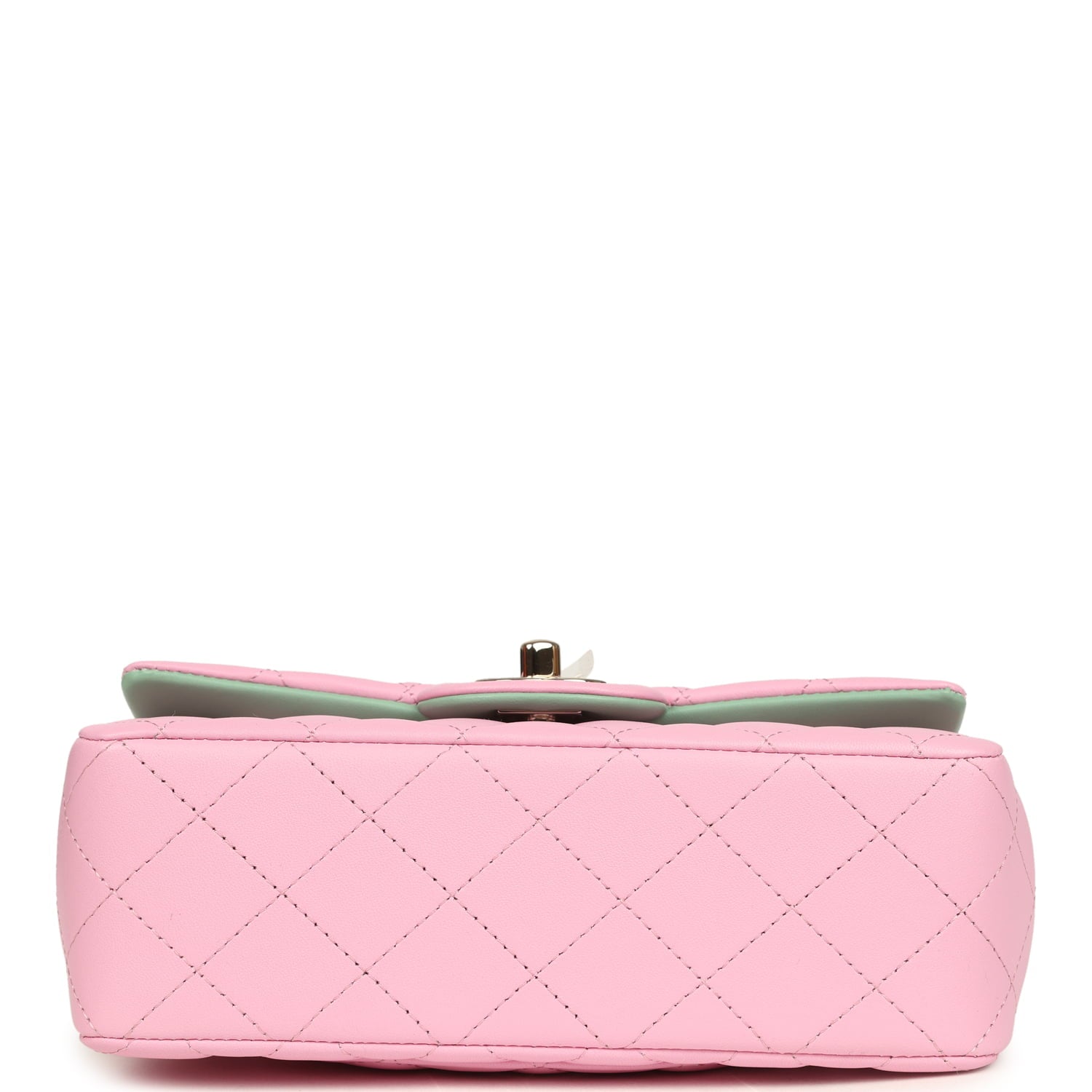 chanel-mini-rectangular-flap-bag-with-top-handle-pink-and-green-lambskin-light-gold-metal