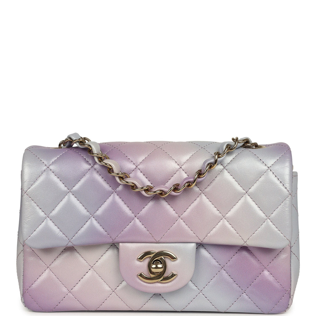 pre-owned-chanel-mini-rectangular-flap-bag-purple-ombre-lambskin-light-gold-metal
