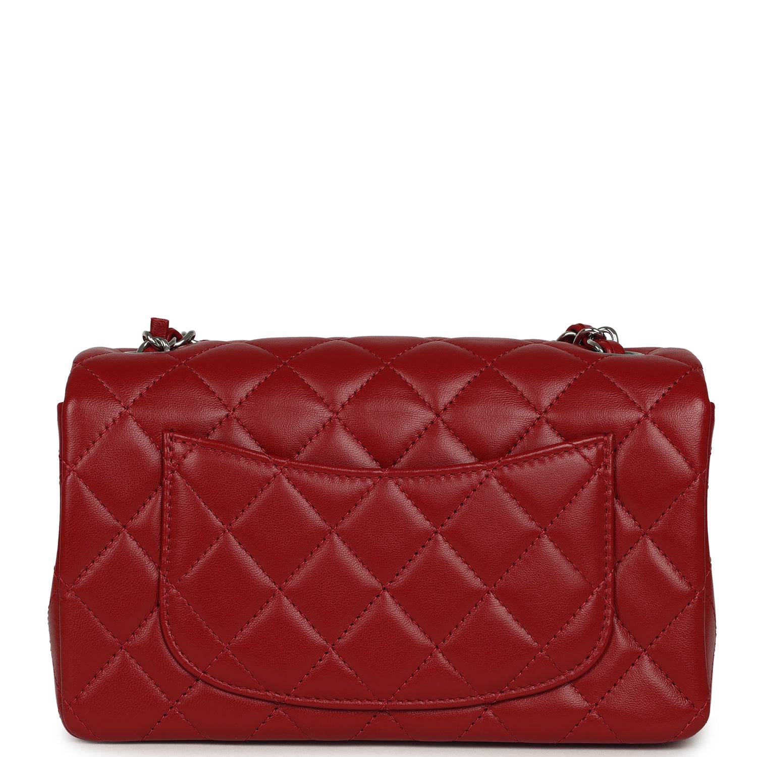 chanel-mini-classic-rectangular-flap-bag-red-lambskin-silver-metal
