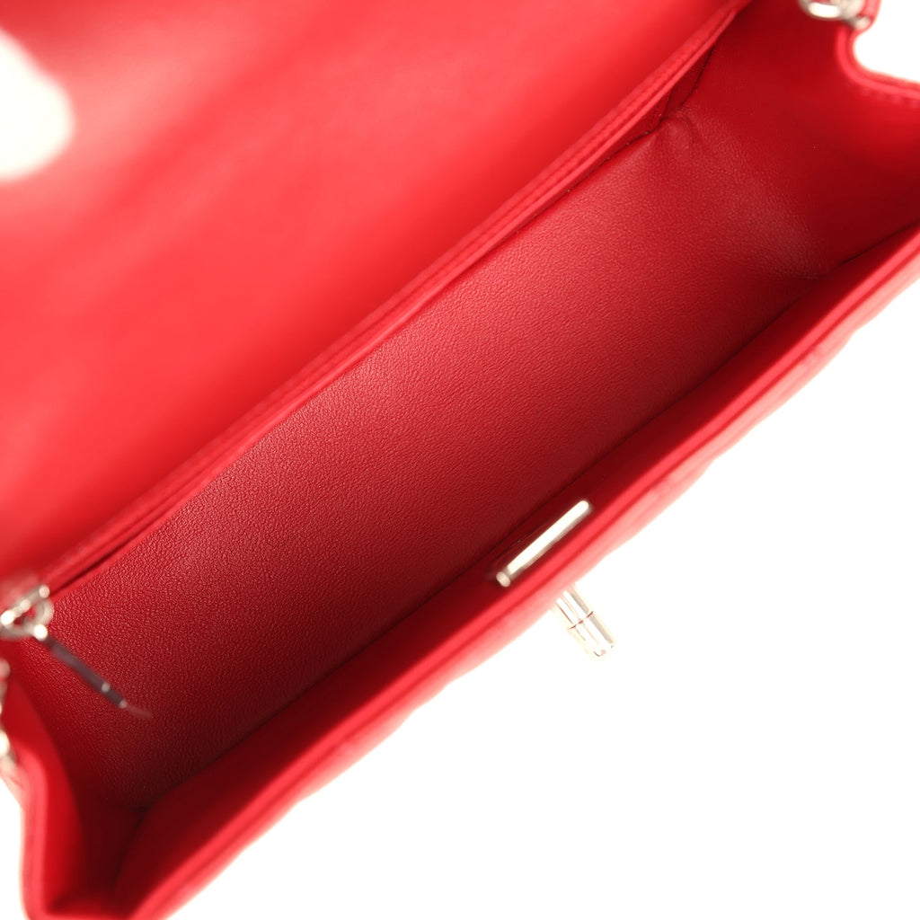 chanel-mini-classic-rectangular-flap-bag-red-lambskin-silver-metal