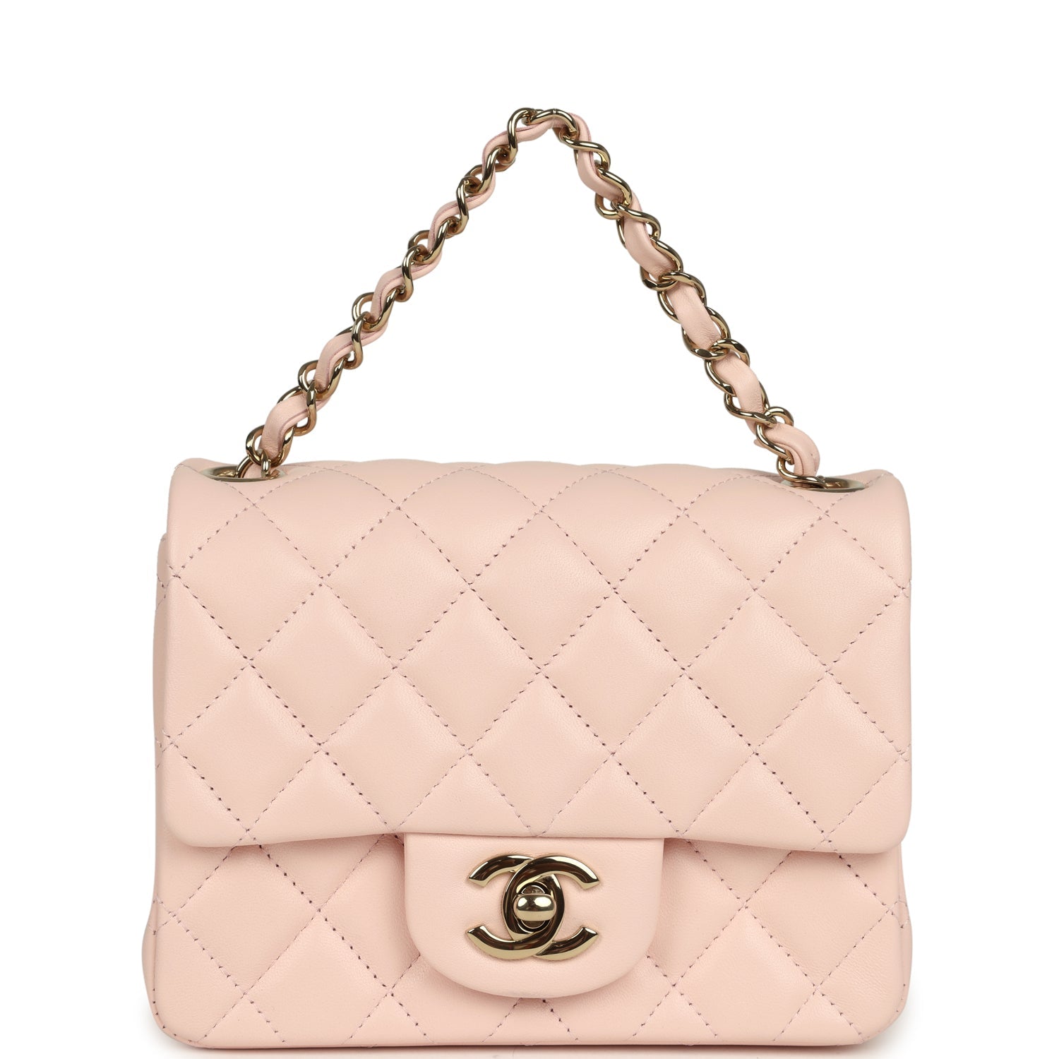 chanel-mini-classic-square-flap-bag-pink-lambskin-gold-metal