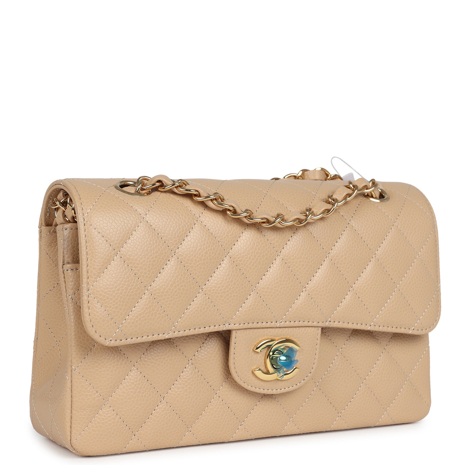 chanel-small-classic-double-flap-bag-beige-caviar-gold-metal-5