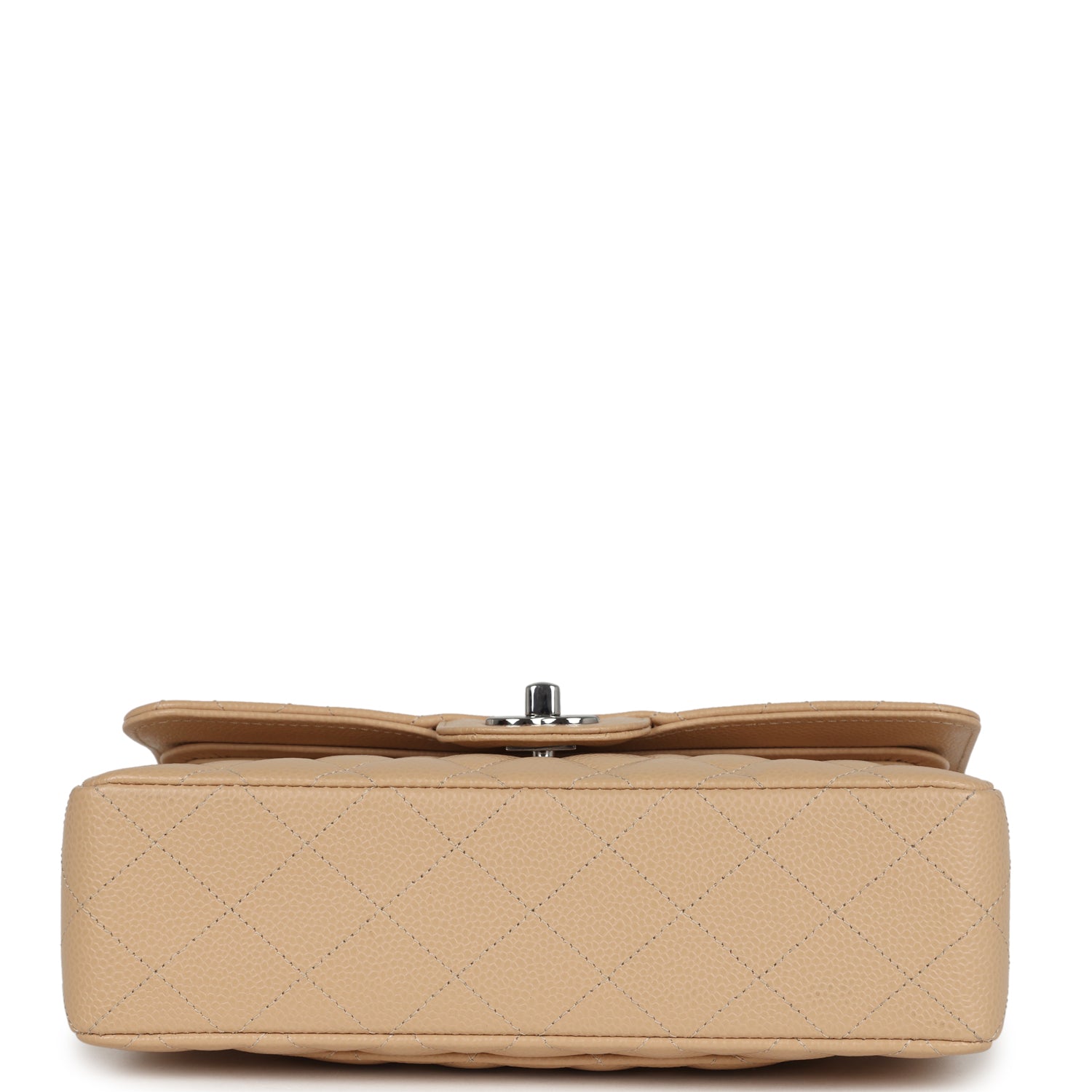 chanel-small-classic-double-flap-bag-beige-caviar-silver-metal