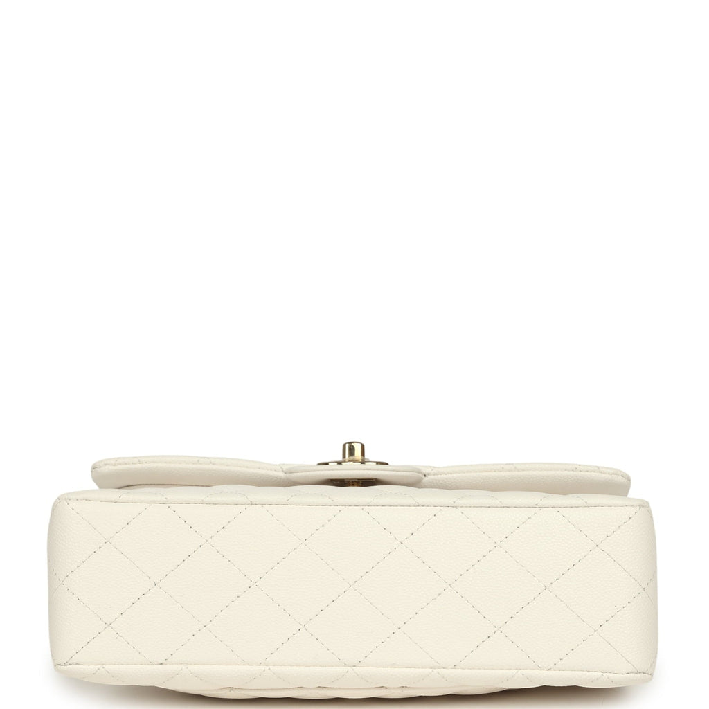 chanel-small-classic-double-flap-bag-off-white-shiny-caviar-light-gold-metal