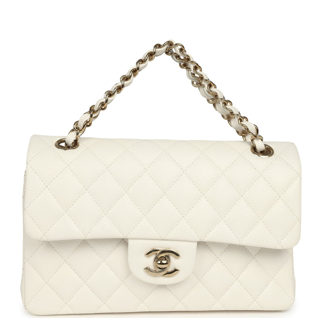 chanel-small-classic-double-flap-bag-off-white-shiny-caviar-light-gold-metal