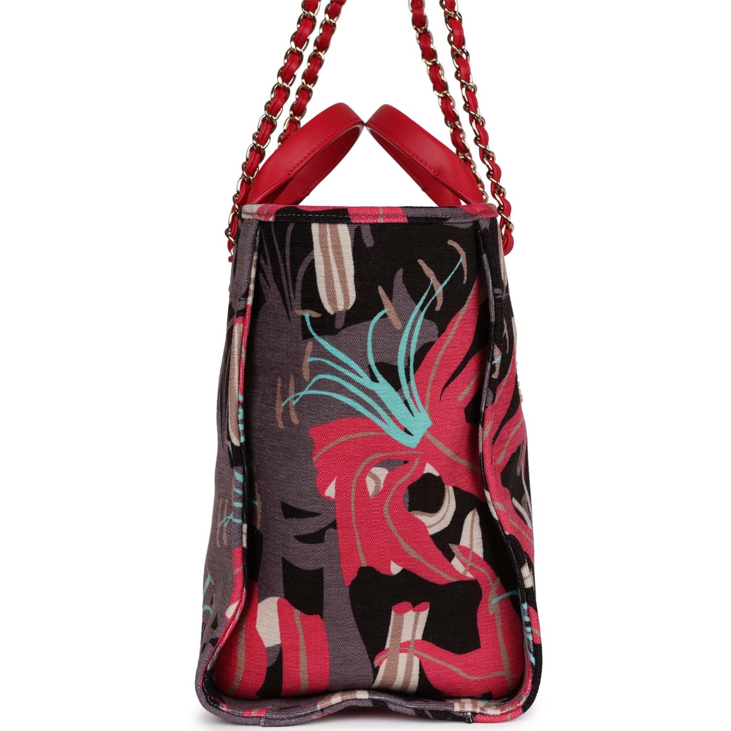chanel-medium-deauville-shopping-tote-grey-and-pink-tropical-floral-velvet-light-gold-metal