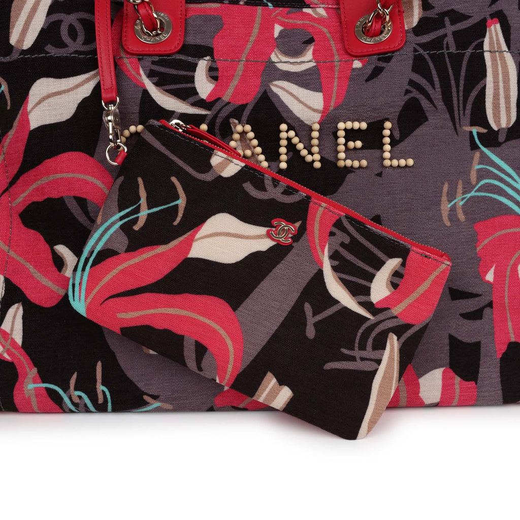 chanel-medium-deauville-shopping-tote-grey-and-pink-tropical-floral-velvet-light-gold-metal