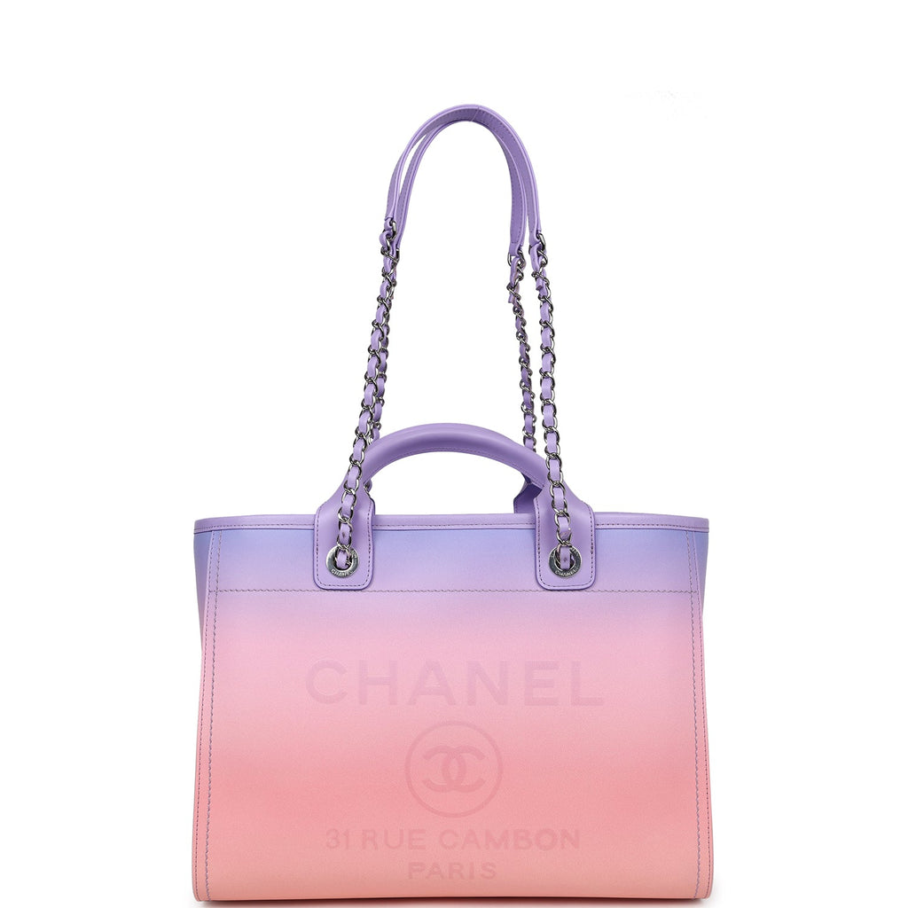 chanel-small-deauville-shopping-tote-pink-and-purple-ombre-calfskin-silver-metal