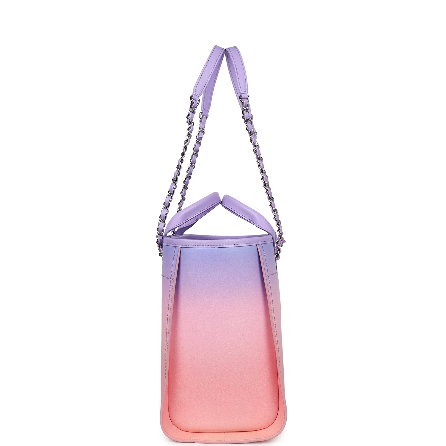 chanel-small-deauville-shopping-tote-pink-and-purple-ombre-calfskin-silver-metal
