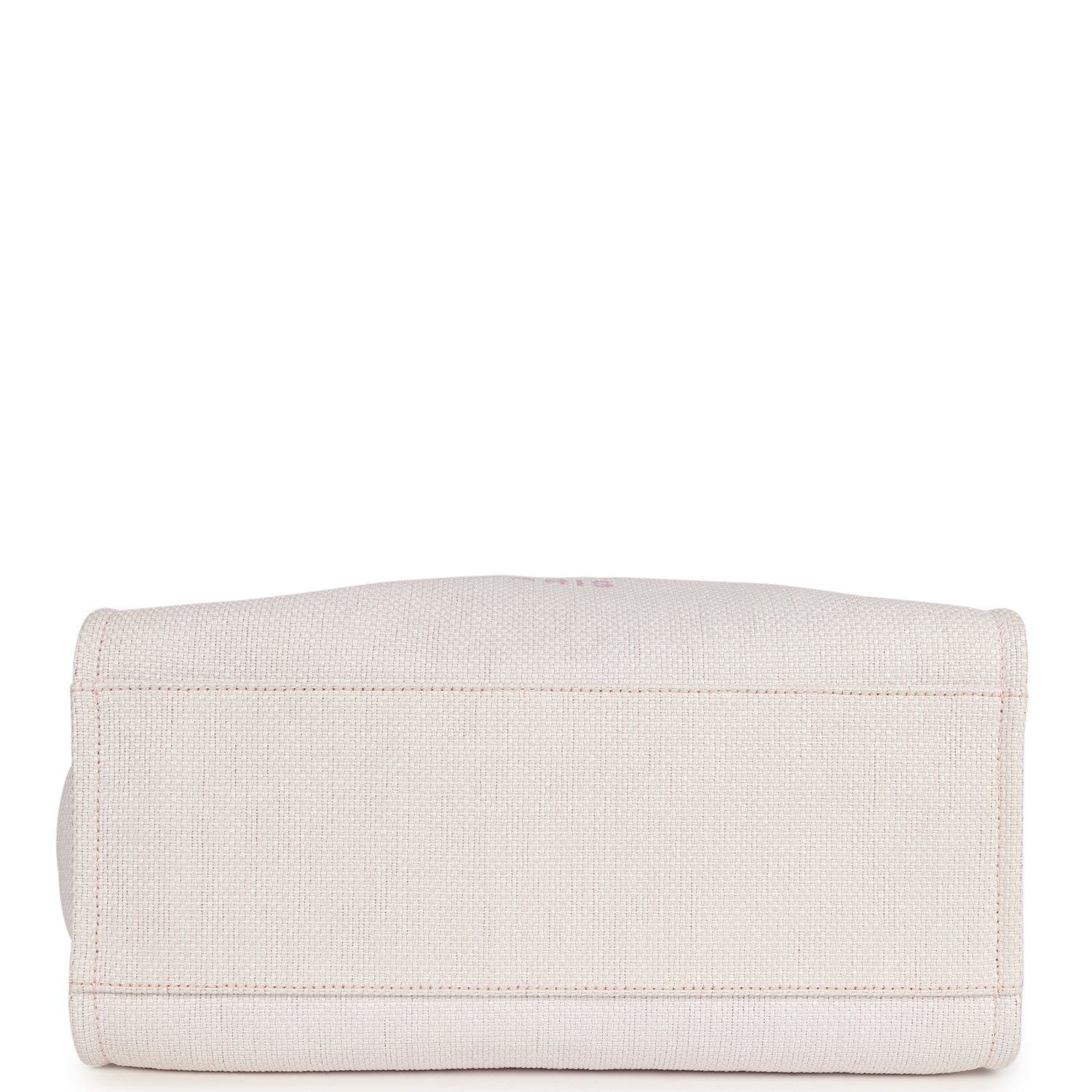 pre-owned-chanel-medium-deauville-shopping-tote-light-pink-raffia-and-canvas-silver-metal