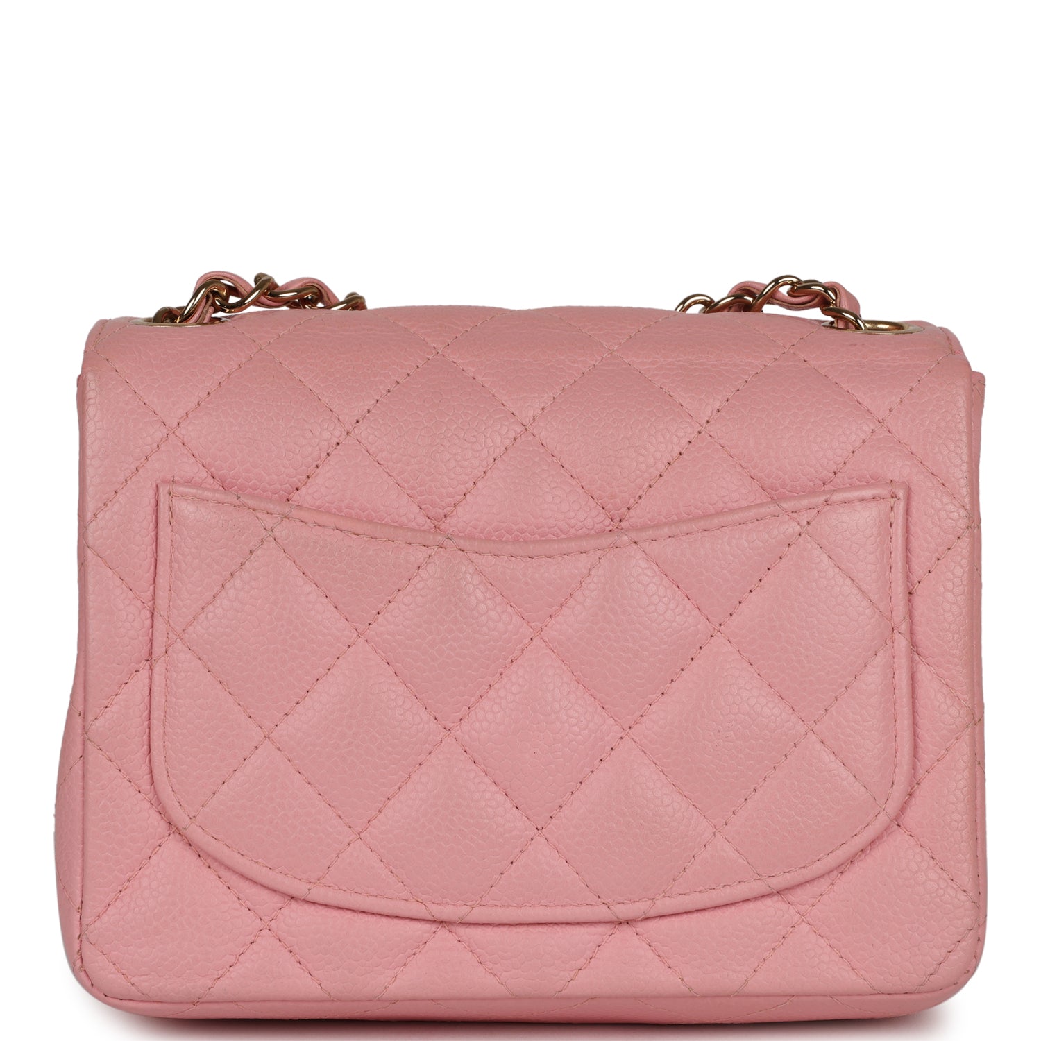 vintage-chanel-mini-square-flap-pink-caviar-gold-metal