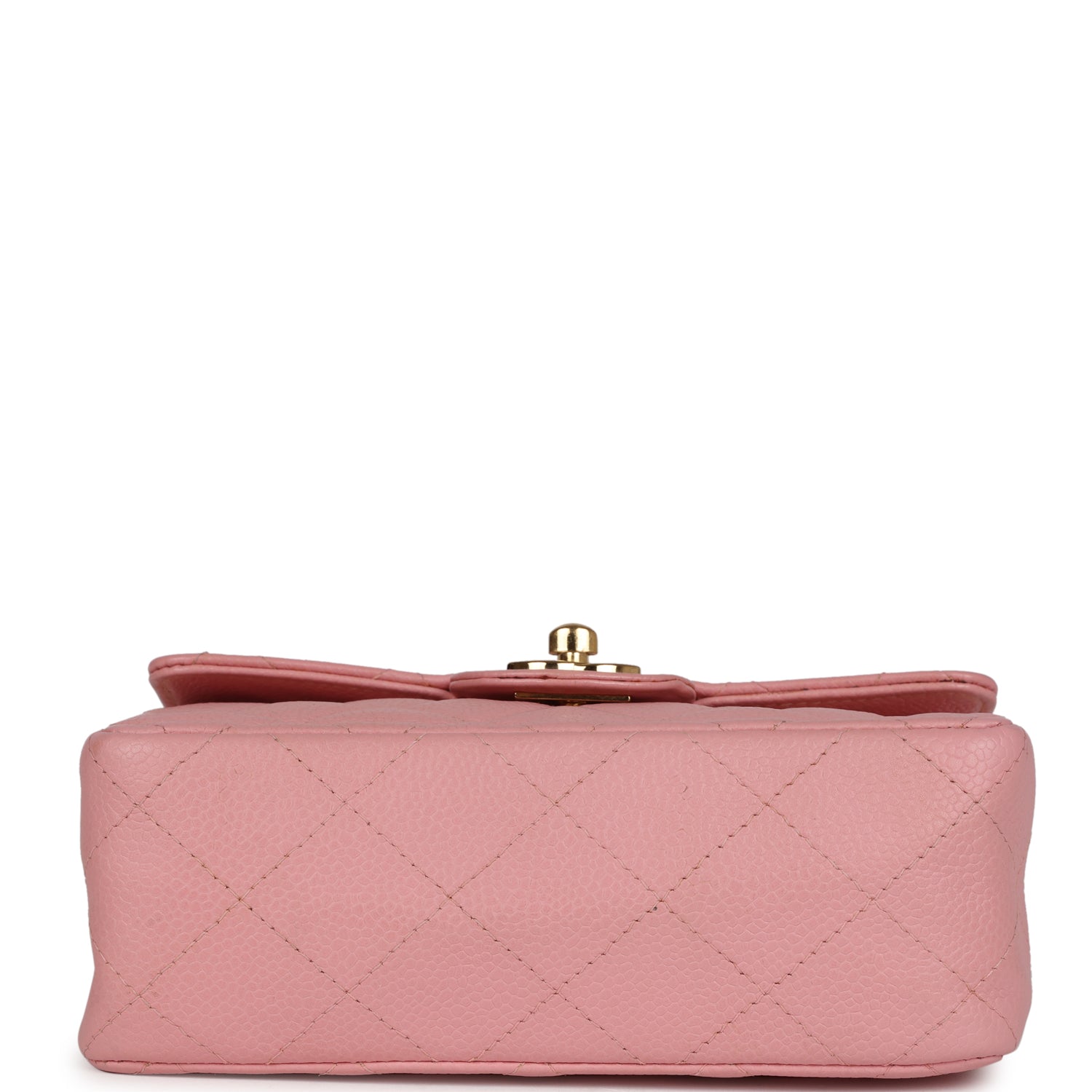 vintage-chanel-mini-square-flap-pink-caviar-gold-metal