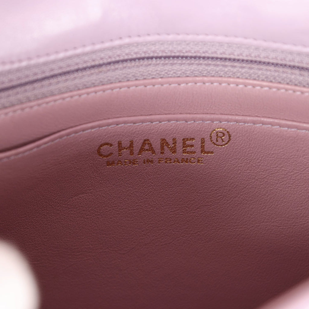 vintage-chanel-mini-square-flap-bag-light-purple-lambskin-matte-gold-metal
