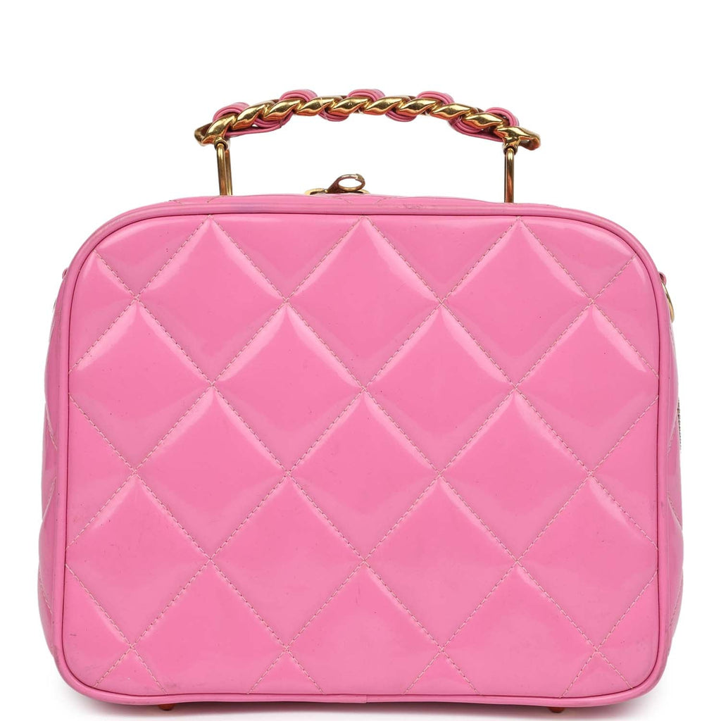 vintage-chanel-lunchbox-vanity-bag-pink-patent-gold-metal