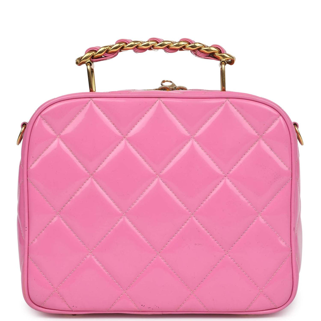 vintage-chanel-lunchbox-vanity-bag-pink-patent-gold-metal