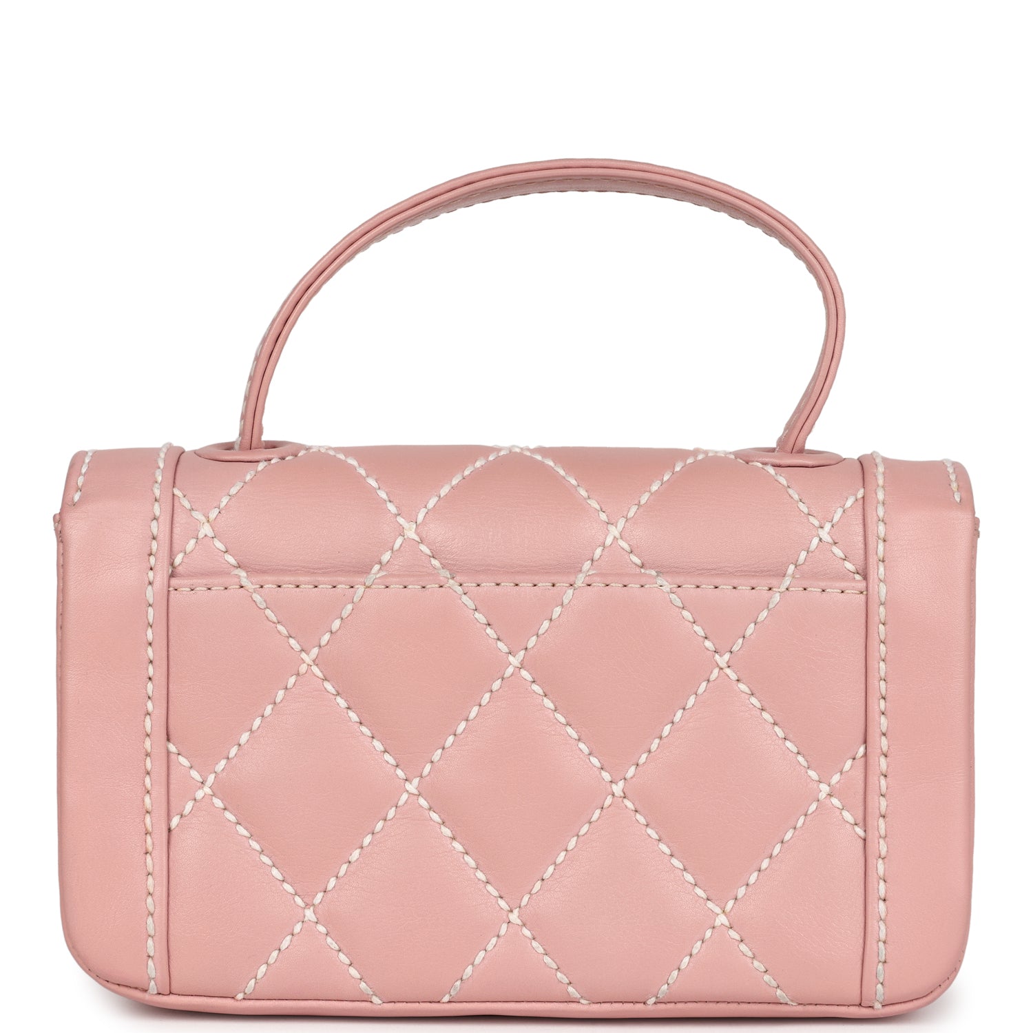 vintage-chanel-mini-wild-stitch-surpique-top-handle-flap-bag-pink-calfskin-gold-metal