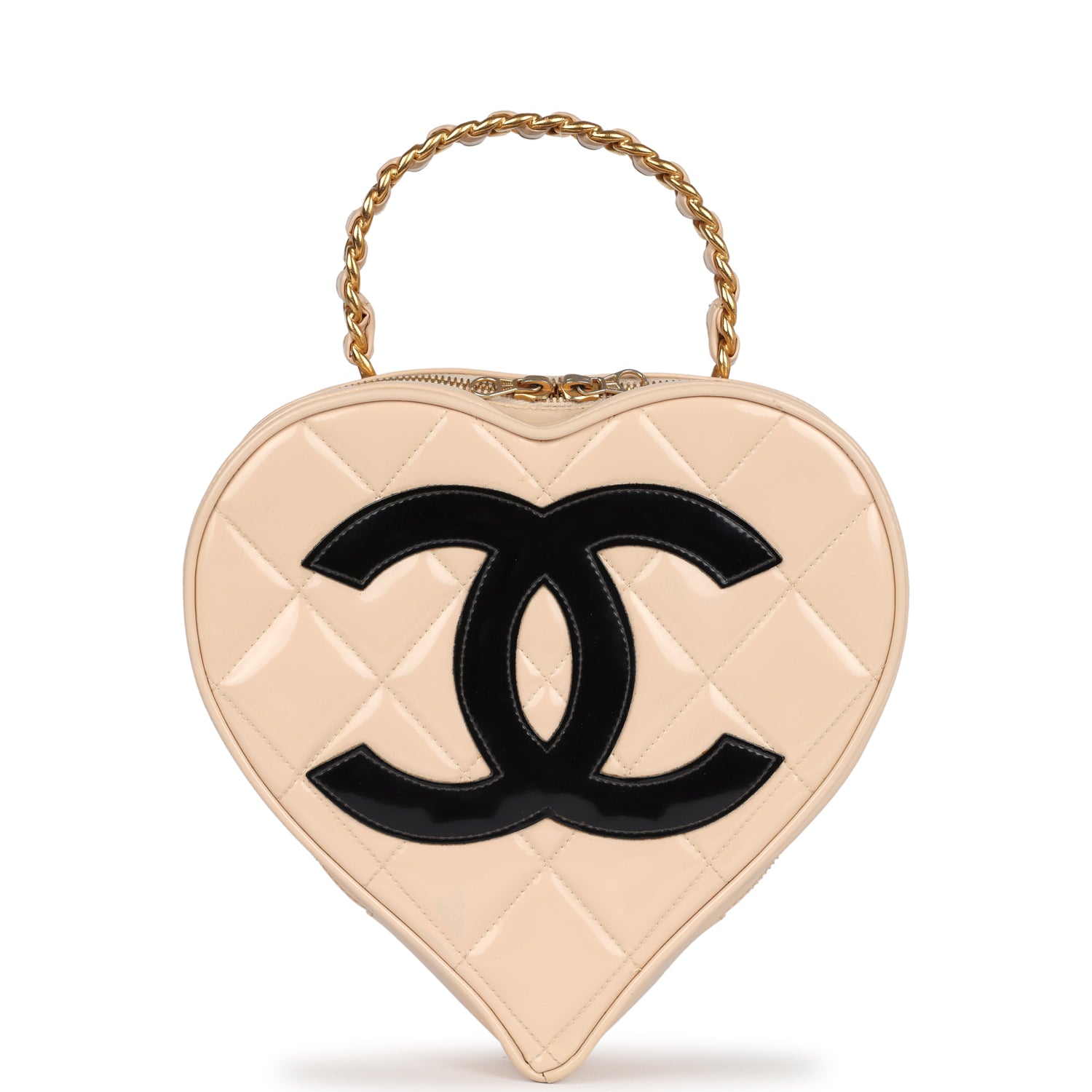 vintage-chanel-heart-vanity-bag-beige-and-black-patent-antique-gold-metal