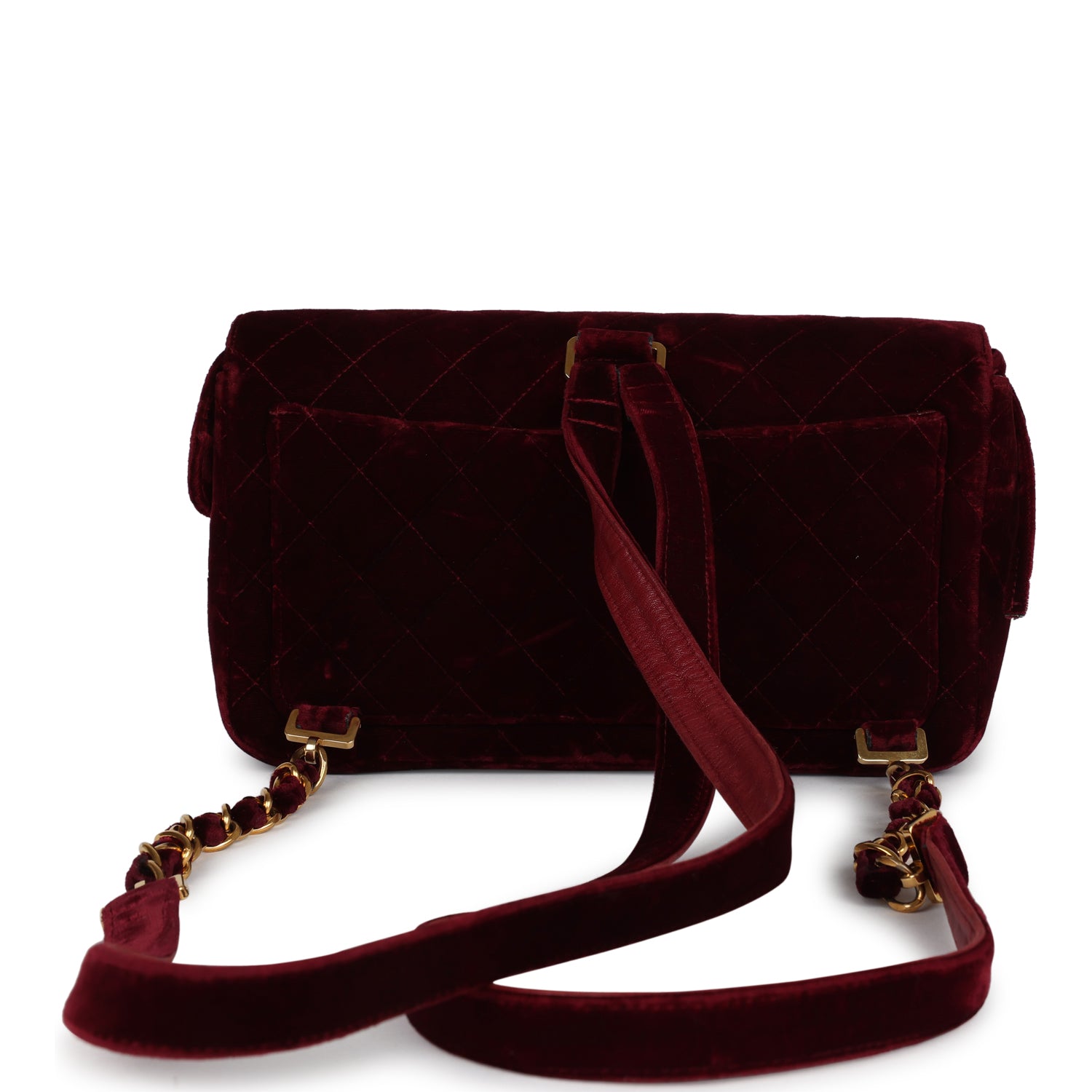 vintage-chanel-medium-classic-flap-backpack-burgundy-velvet-gold-metal