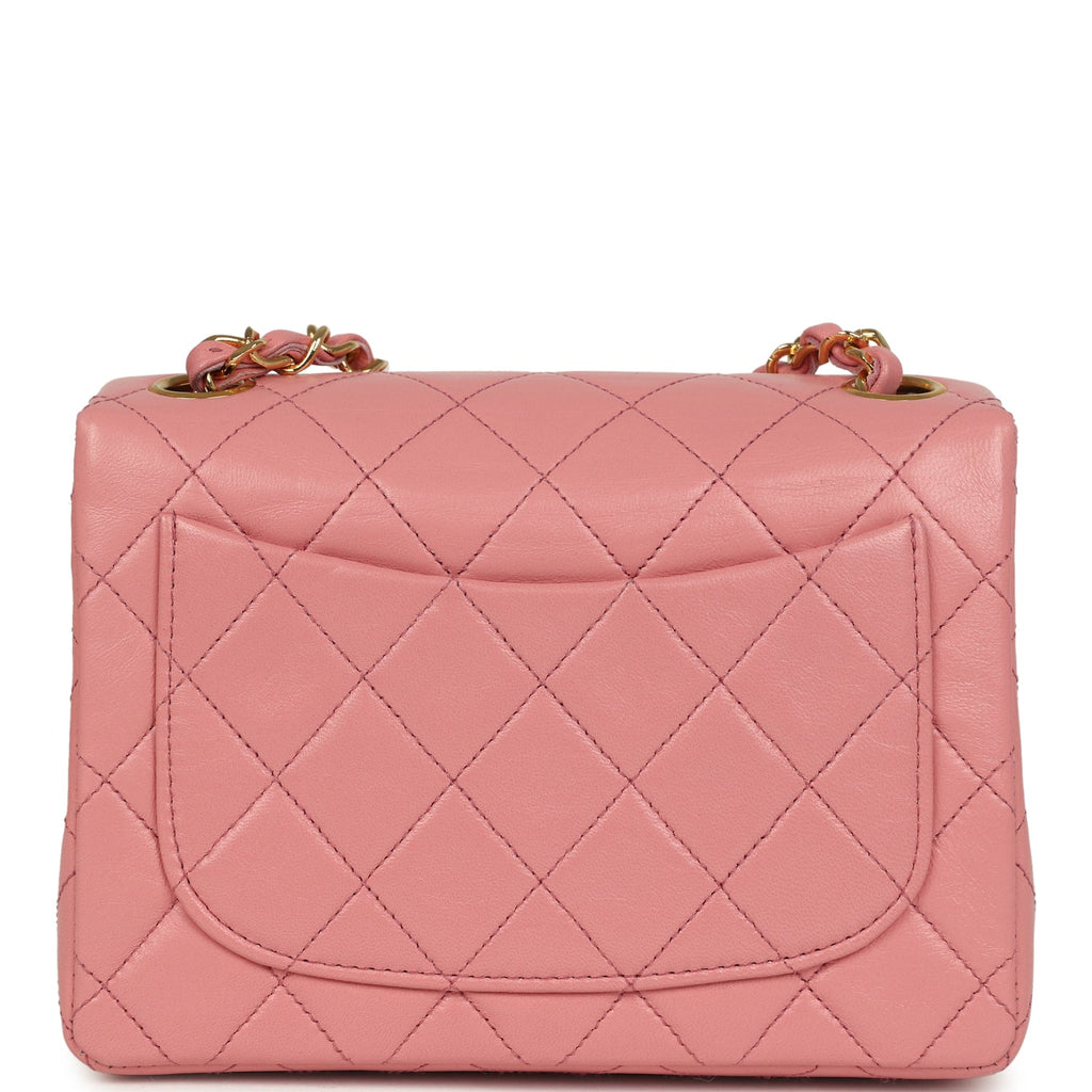 vintage-chanel-mini-square-flap-dark-pink-lambskin-gold-metal