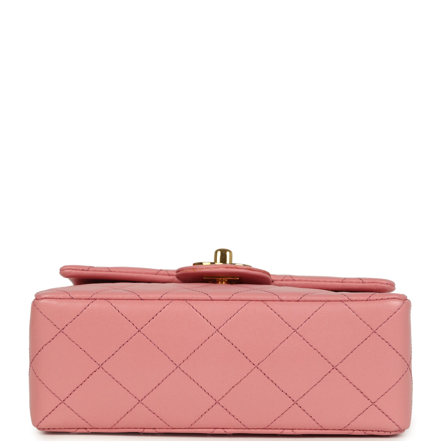 vintage-chanel-mini-square-flap-dark-pink-lambskin-gold-metal