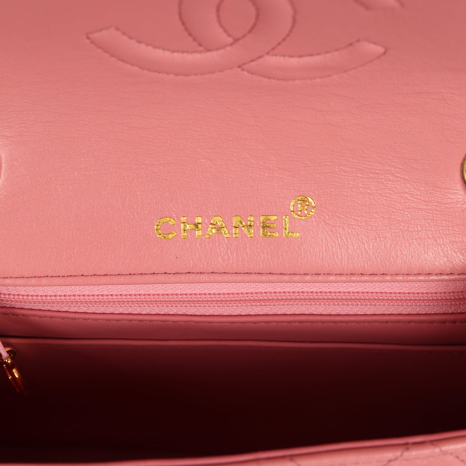 vintage-chanel-mini-square-flap-dark-pink-lambskin-gold-metal
