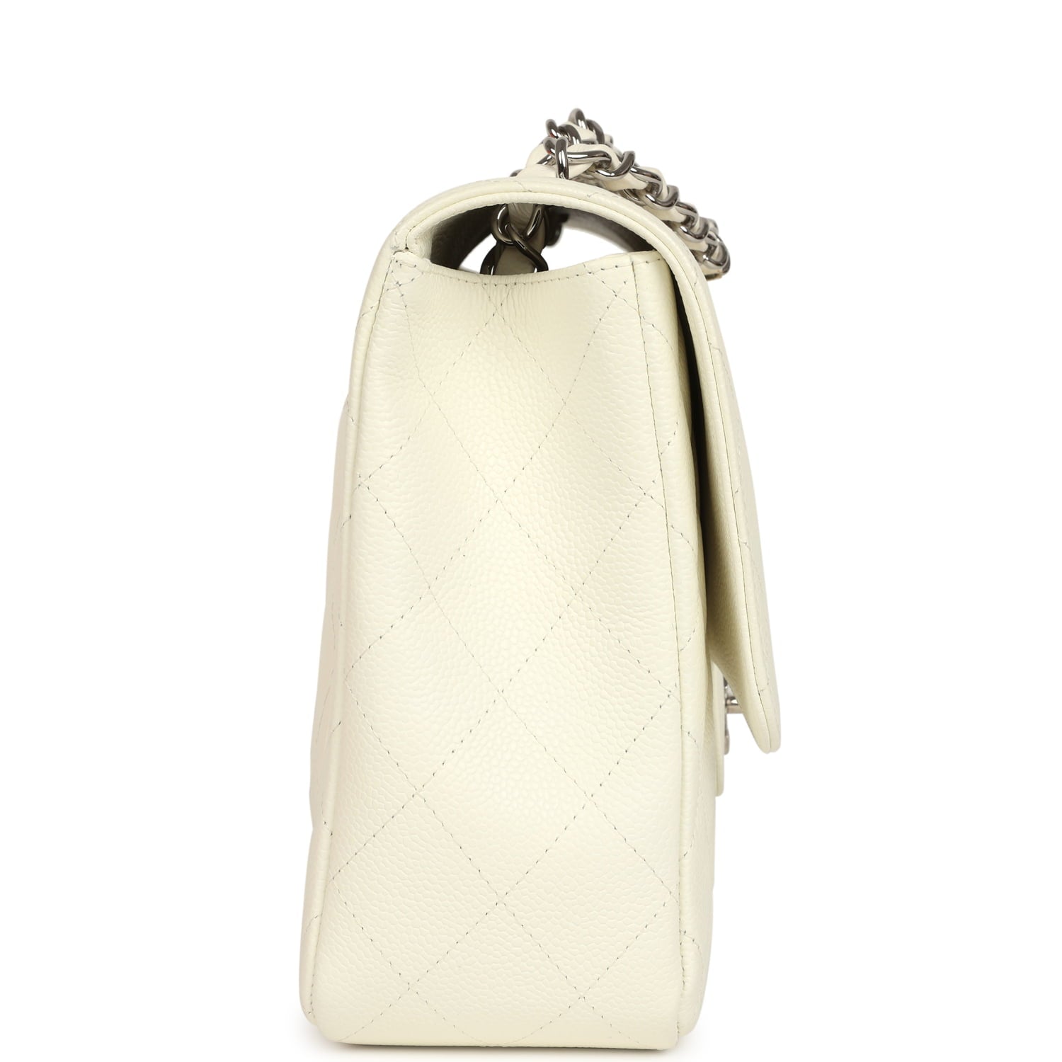 vintage-chanel-classic-jumbo-single-flap-bag-white-caviar-silver-metal