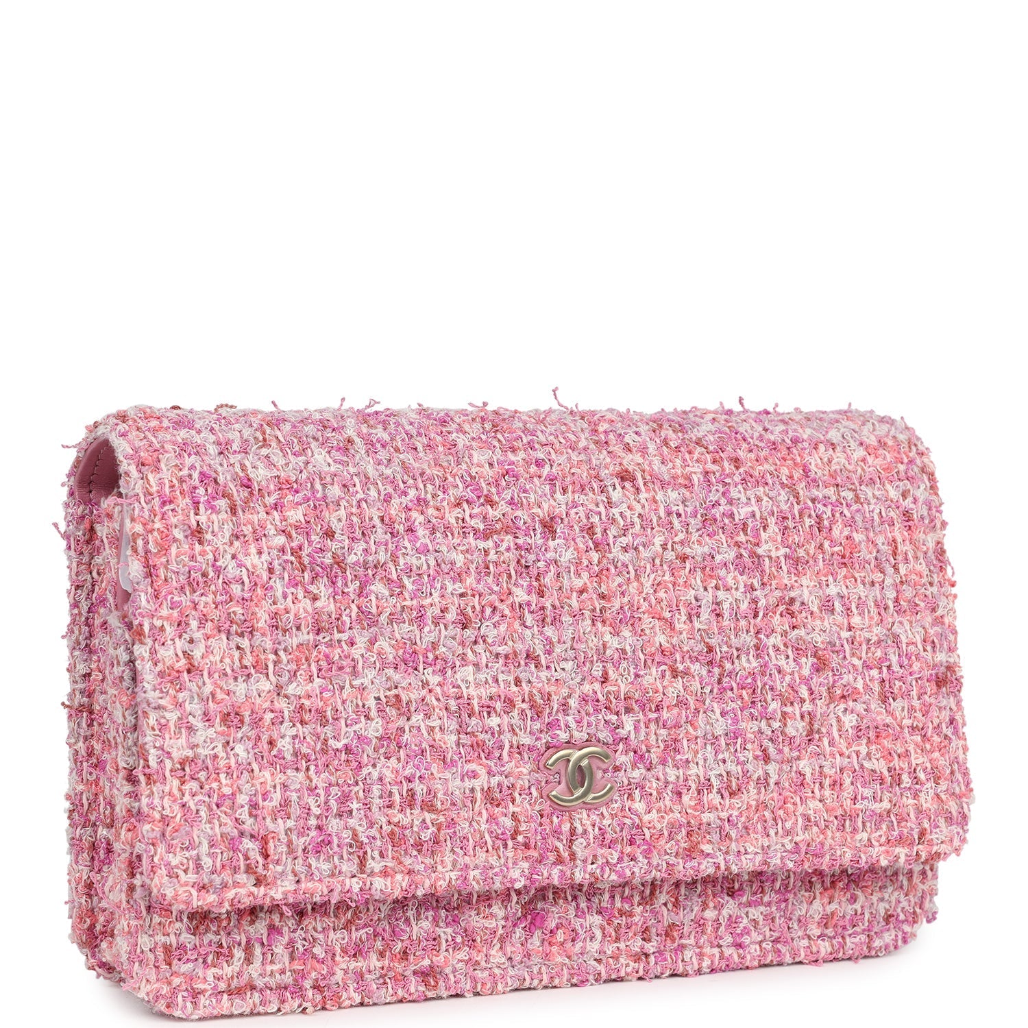 chanel-classic-wallet-on-chain-pink-multicolored-tweed-gold-metal