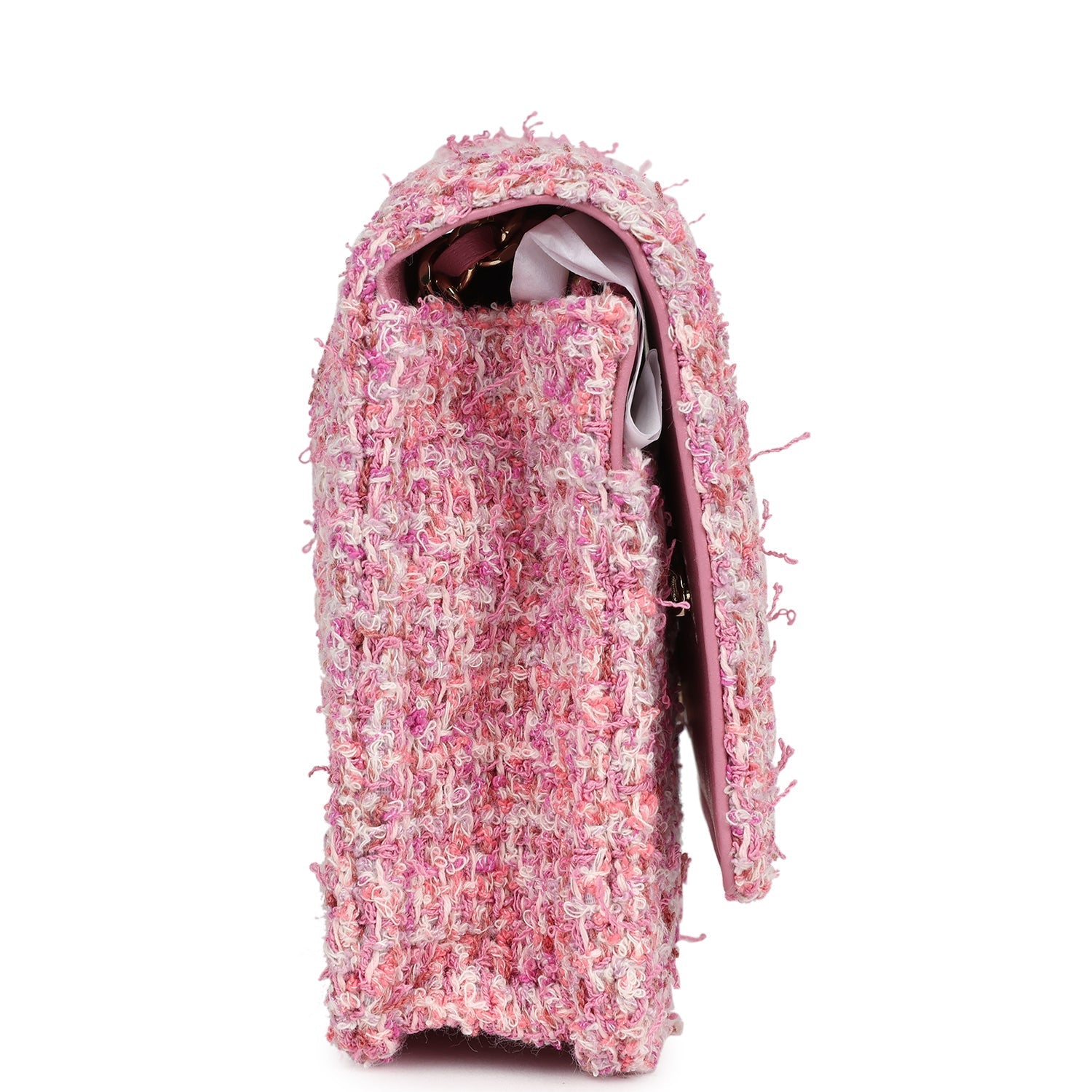 chanel-classic-wallet-on-chain-pink-multicolored-tweed-gold-metal