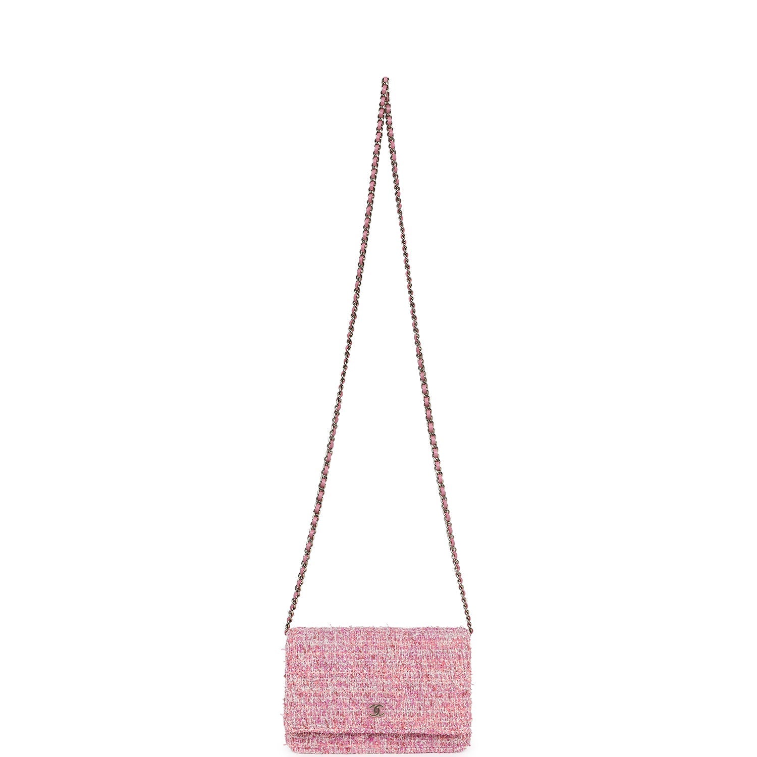 chanel-classic-wallet-on-chain-pink-multicolored-tweed-gold-metal