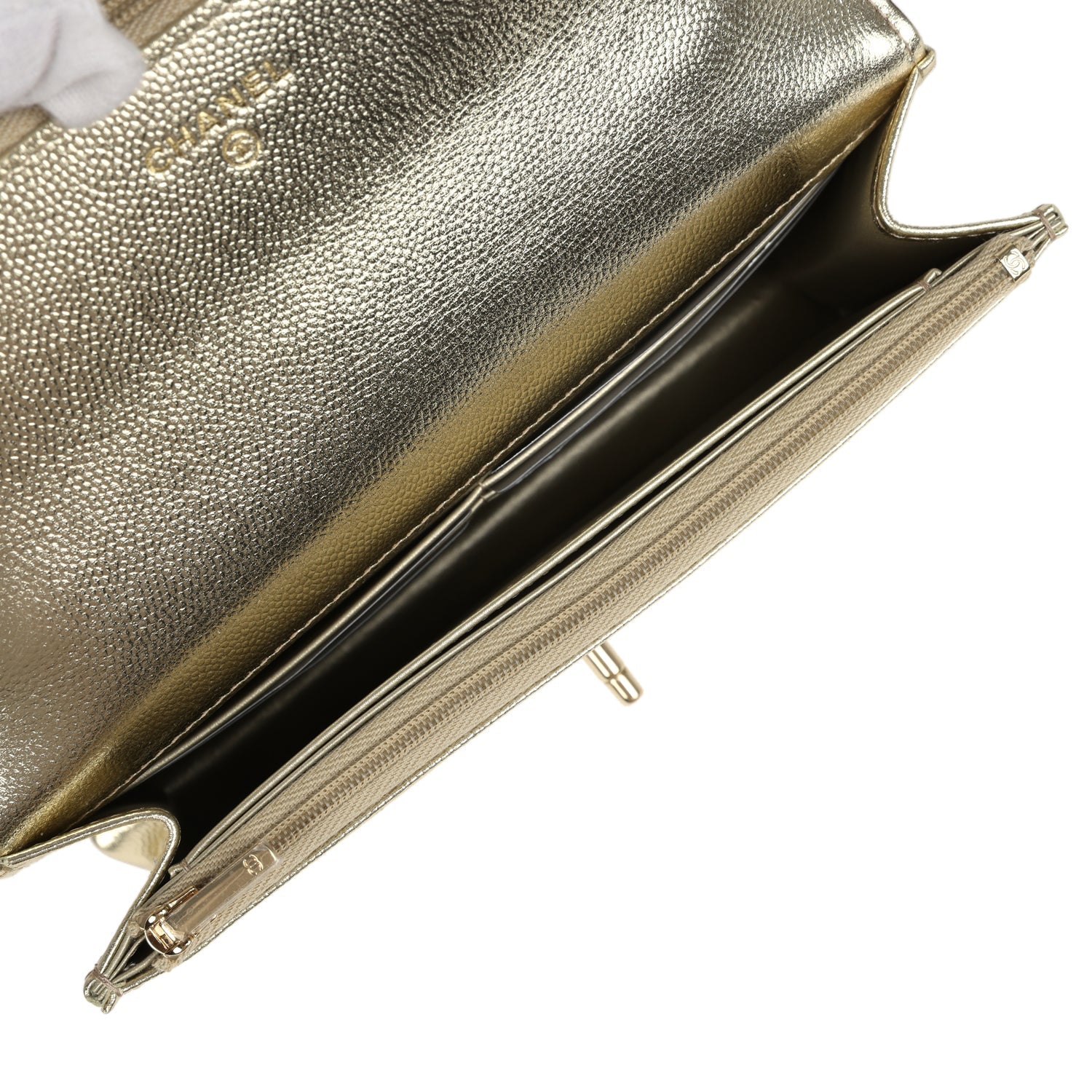 chanel-trendy-top-handle-wallet-on-chain-woc-metallic-gold-shiny-caviar-light-gold-metal