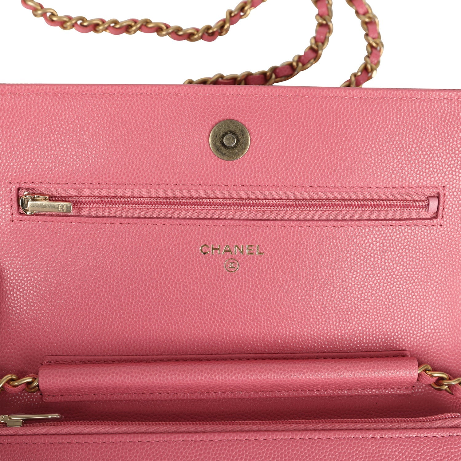 chanel-classic-wallet-on-chain-woc-pink-caviar-brushed-gold-metal