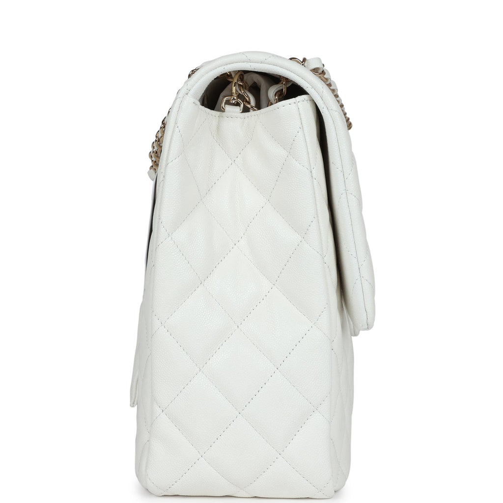 chanel-xxl-classic-single-flap-bag-white-shiny-caviar-light-gold-metal