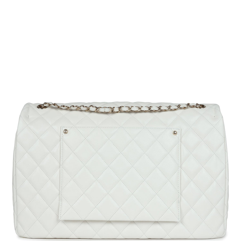 chanel-xxl-classic-single-flap-bag-white-shiny-caviar-light-gold-metal
