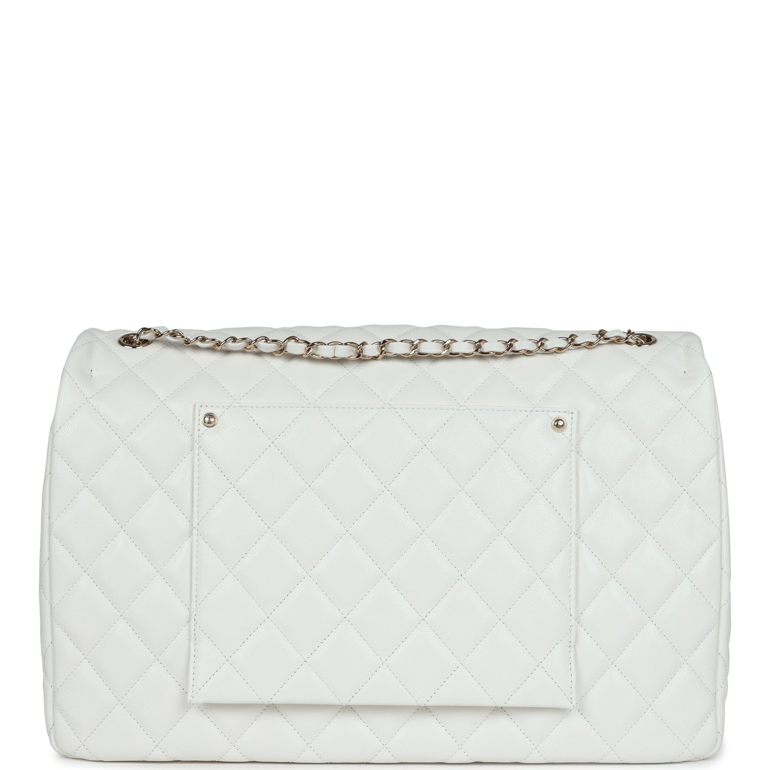chanel-xxl-classic-single-flap-bag-white-shiny-caviar-light-gold-metal